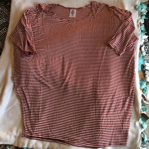 Agnes & Dora striped dolman tunic. L